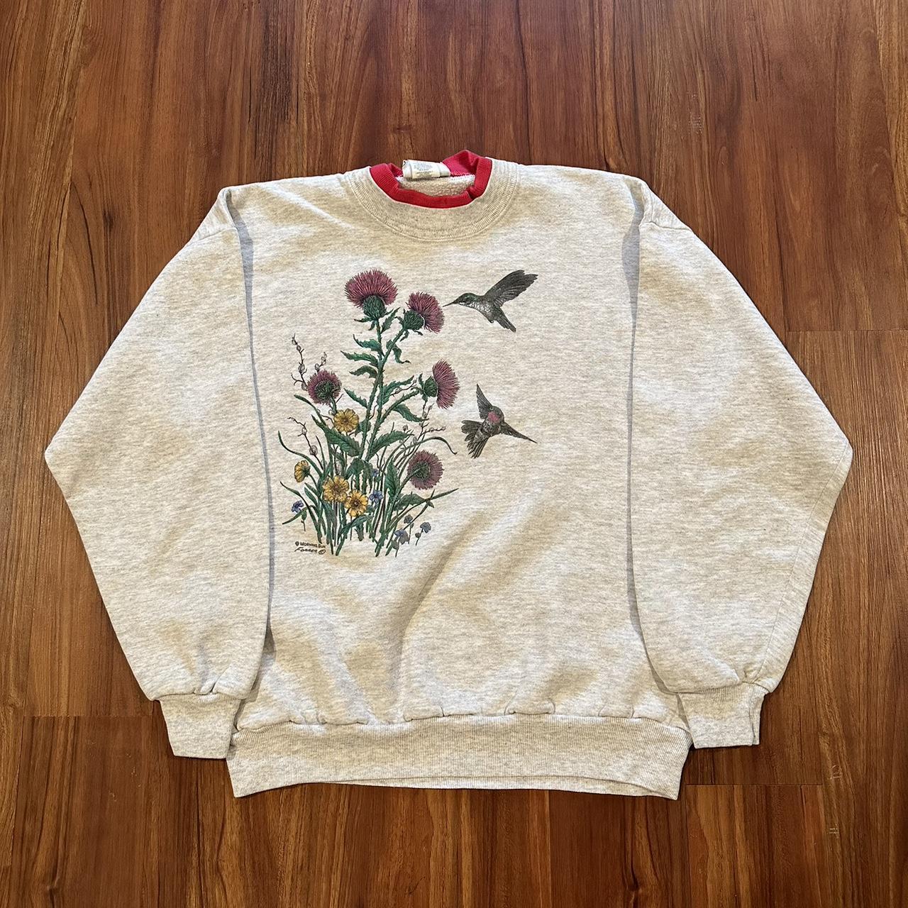 Morning Sun Women's Grey Sweatshirt Depop