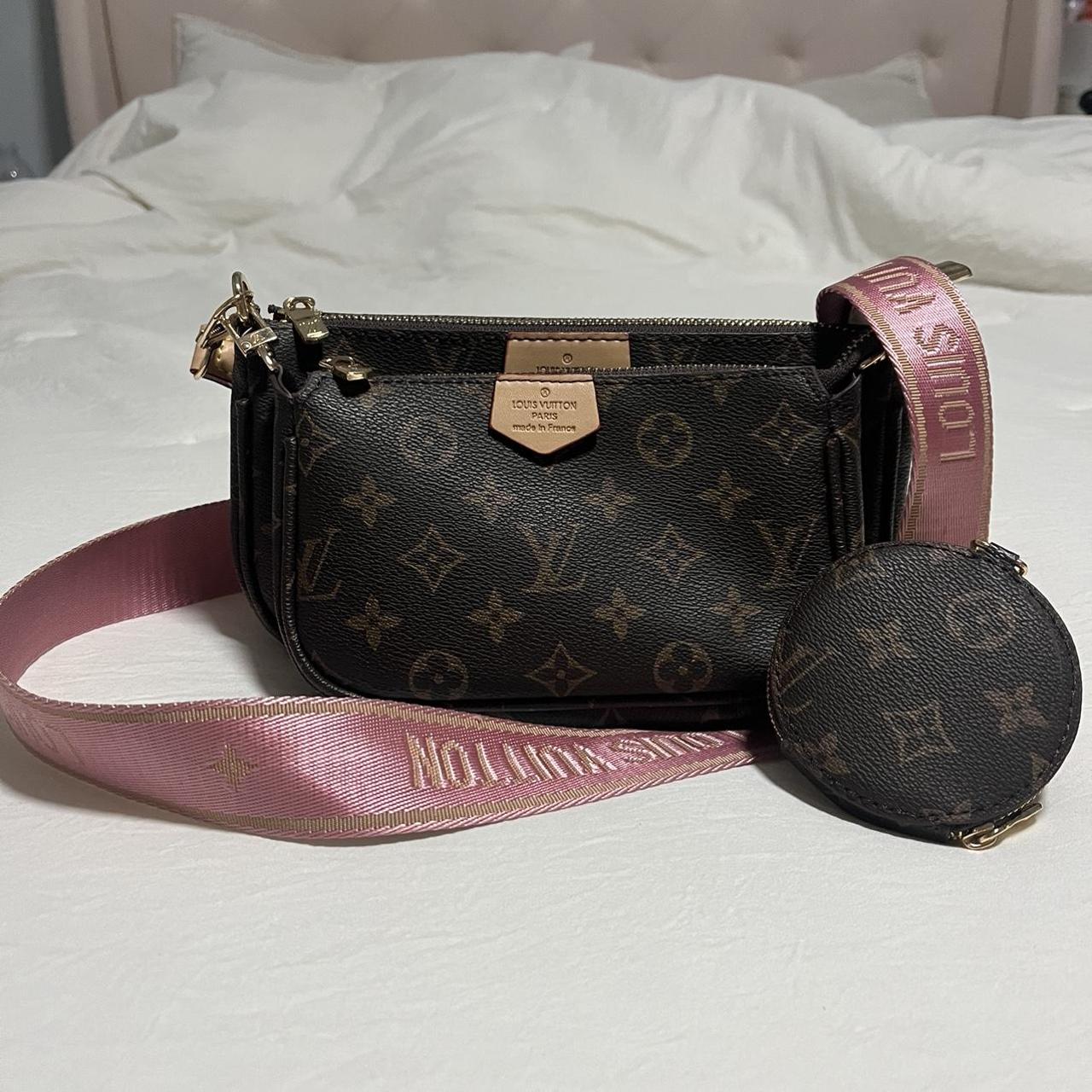 Louis vuitton multi-pochette handbag/clutch in brown - Depop