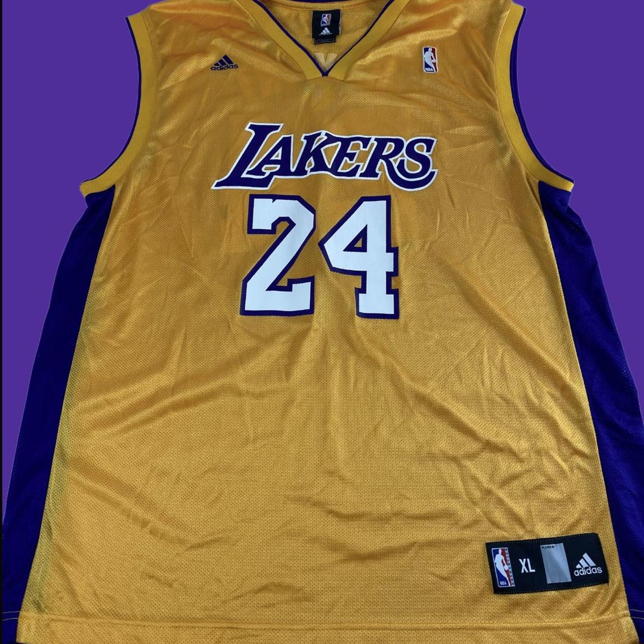 La lakers adidas swingman basketball jersey. Kobe - Depop