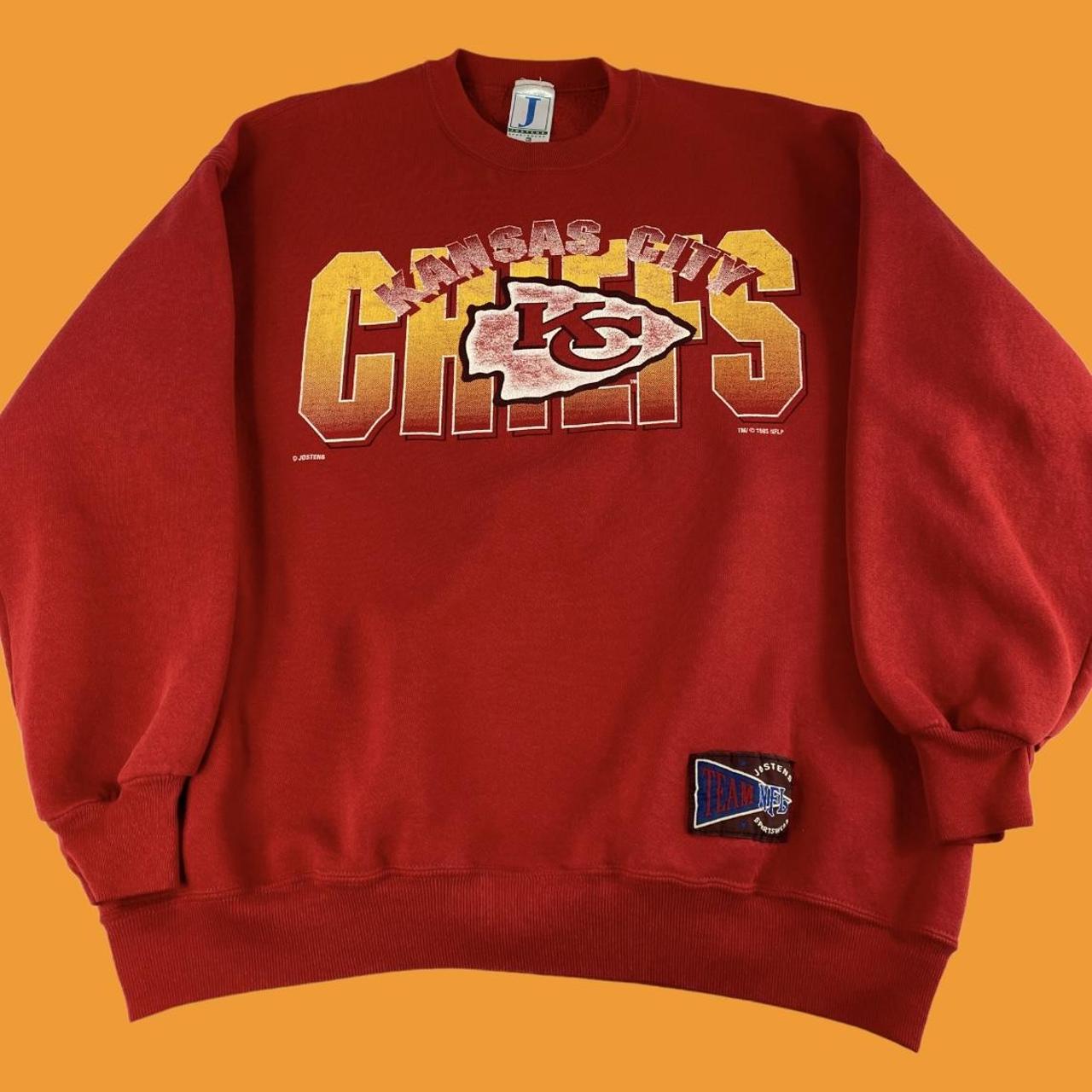 Vintage Kansas City Shirt, Football Crewneck Shirt, Reds Pullover