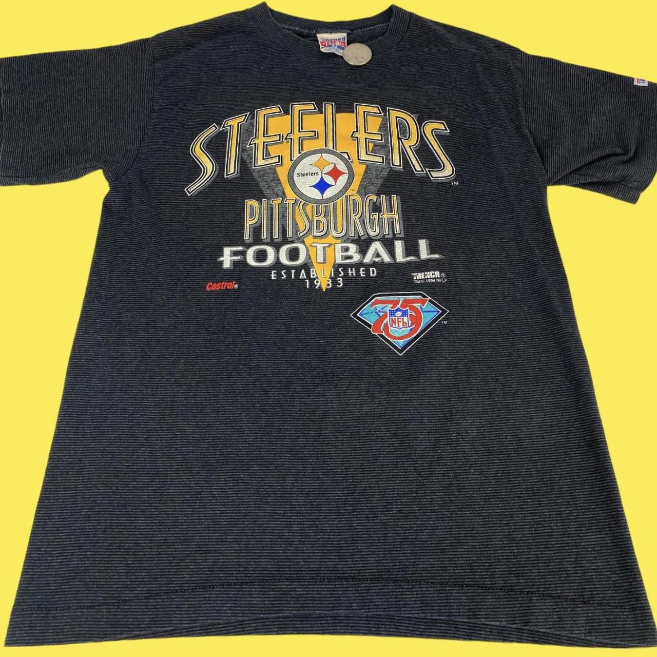 Vintage Pittsburgh Steelers NFL Single Stitch Shirt Size XXL 