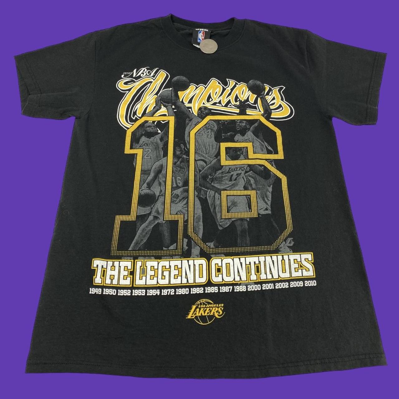 Vintage NBA Los Angeles Lakers Tee Shirt 1988 Size Medium