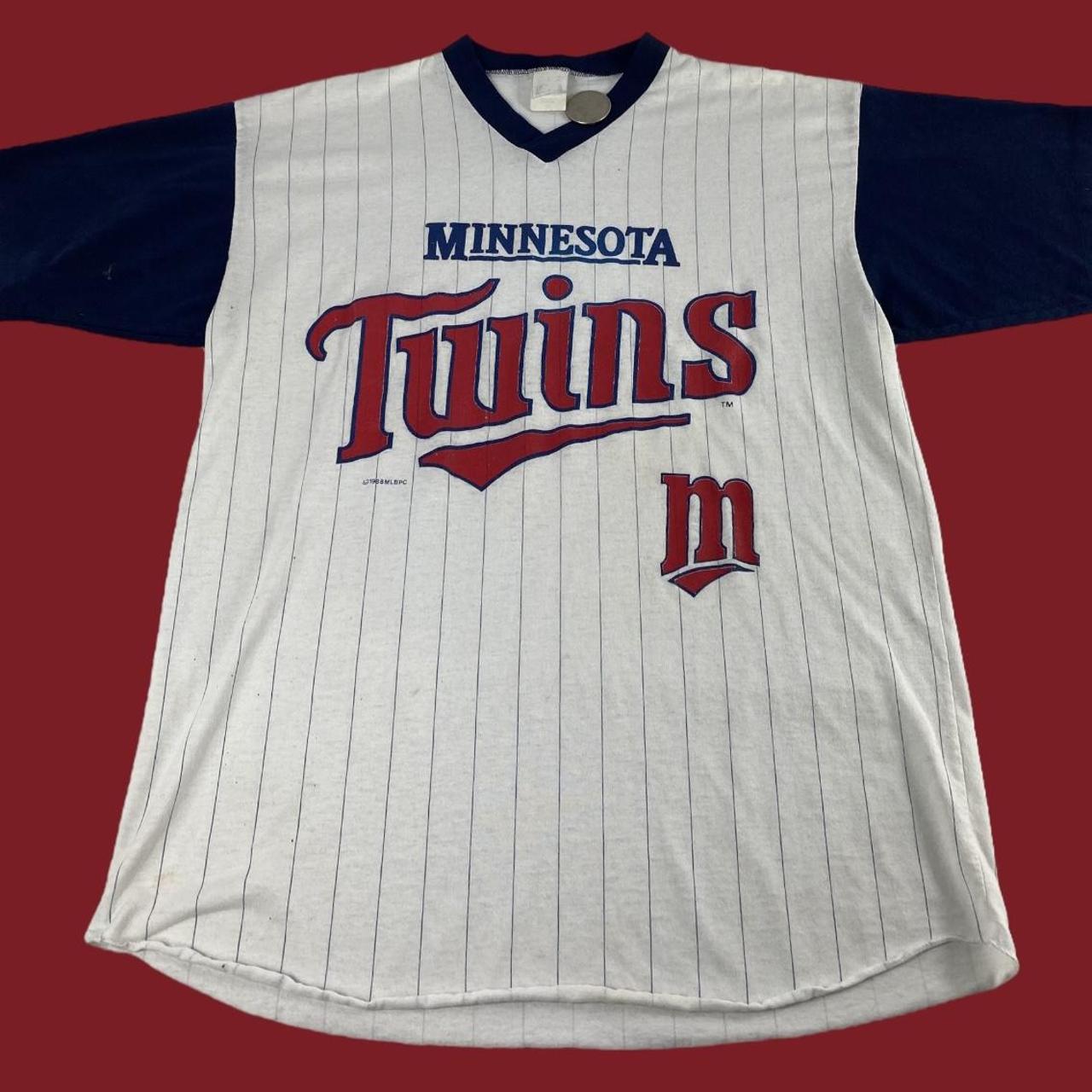 80s Vintage Minnesota Twins 1988 MLB Baseball Jersey T-Shirt - Medium