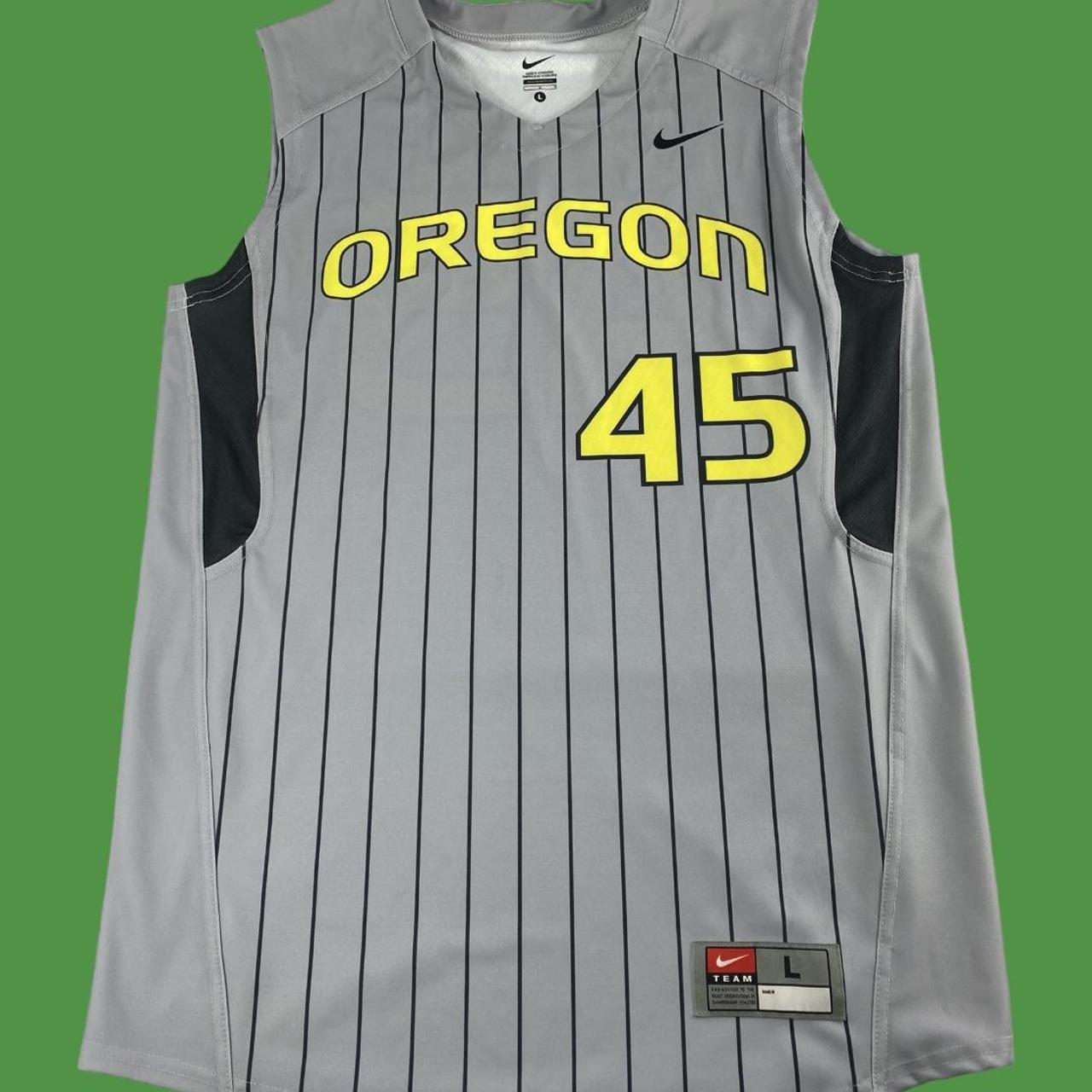 Nike Oregon Ducks Jersey Mens Large Baseball - Depop