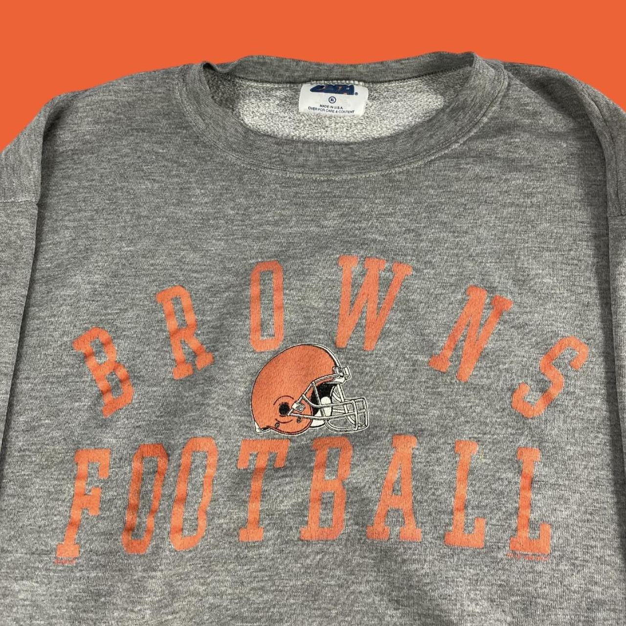 Vintage 90's Cleveland Browns sweatshirt. Made in - Depop