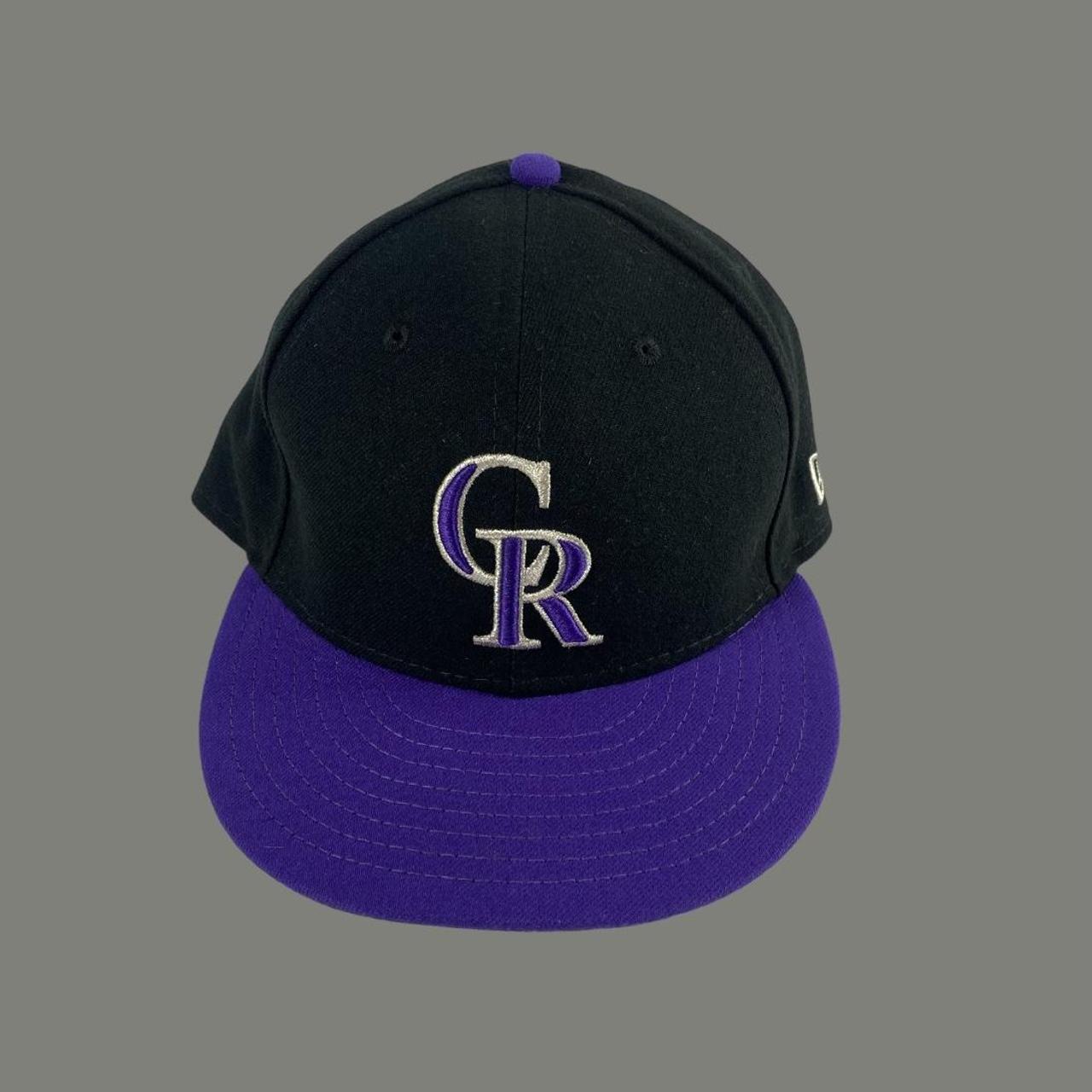 Vintage Logo 7 Colorado Rockies snapback hat in - Depop