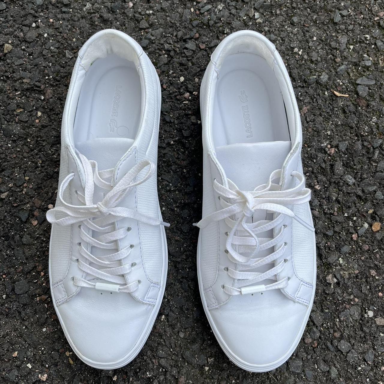 Lactose White Low Top Sneakers Mens 11.5 See last... - Depop