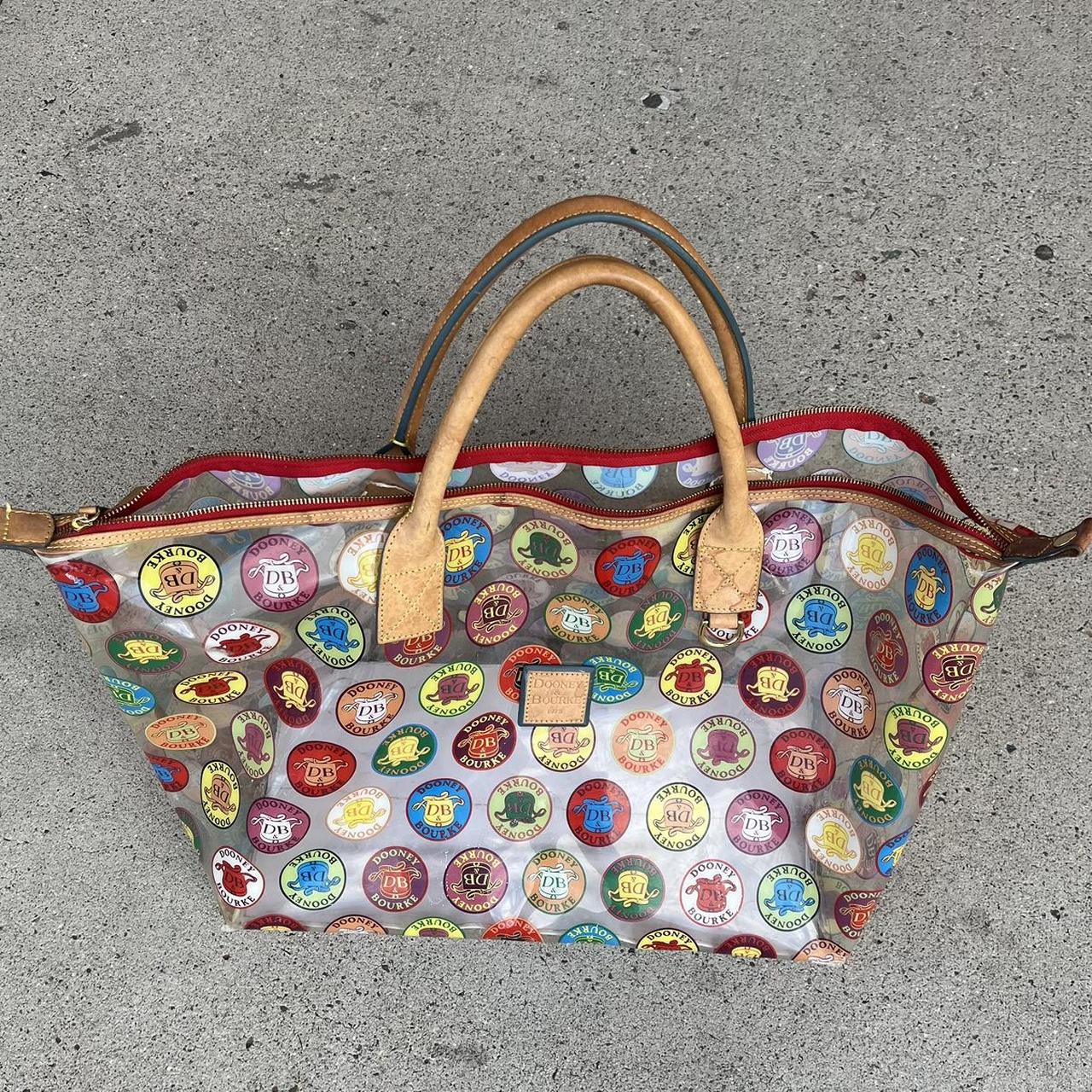 Clear dooney hotsell and bourke tote