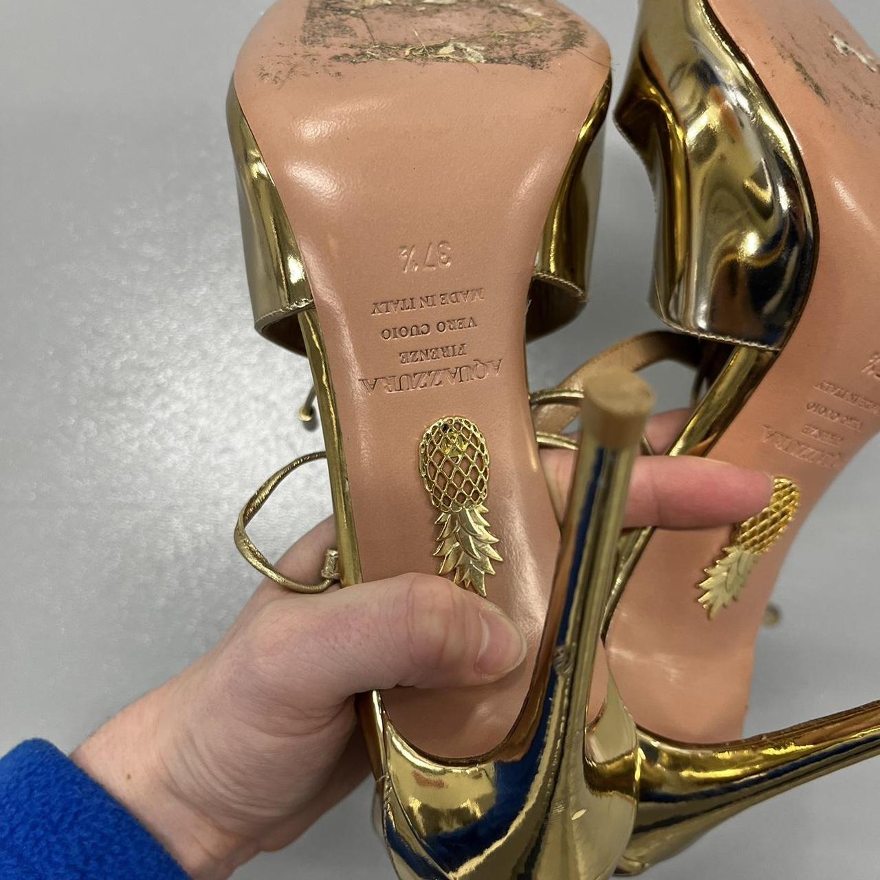 aquazzura gold