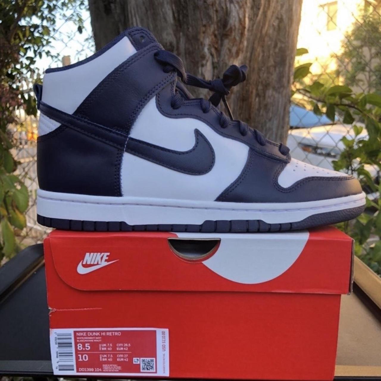 Nike Dunk High “Championship Navy” Size 8.5...