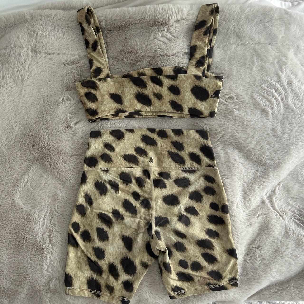 We Wore What Cheetah Workout Set - Depop