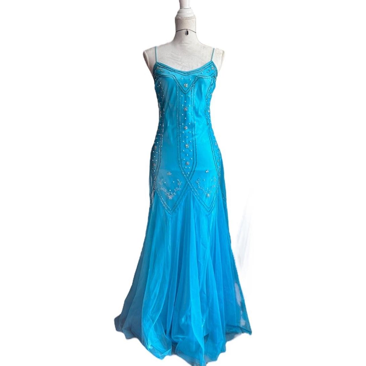Gorgeous vintage 90s/y2k beaded mermaid core flapper... - Depop