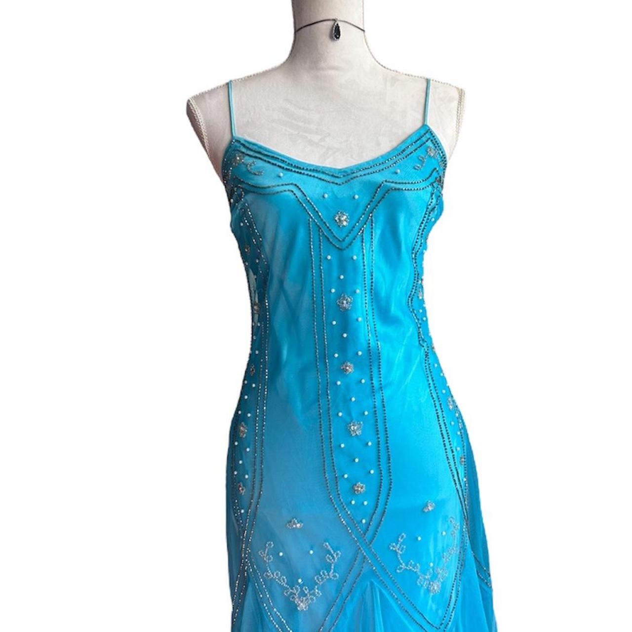 Gorgeous vintage 90s/y2k beaded mermaid core flapper... - Depop