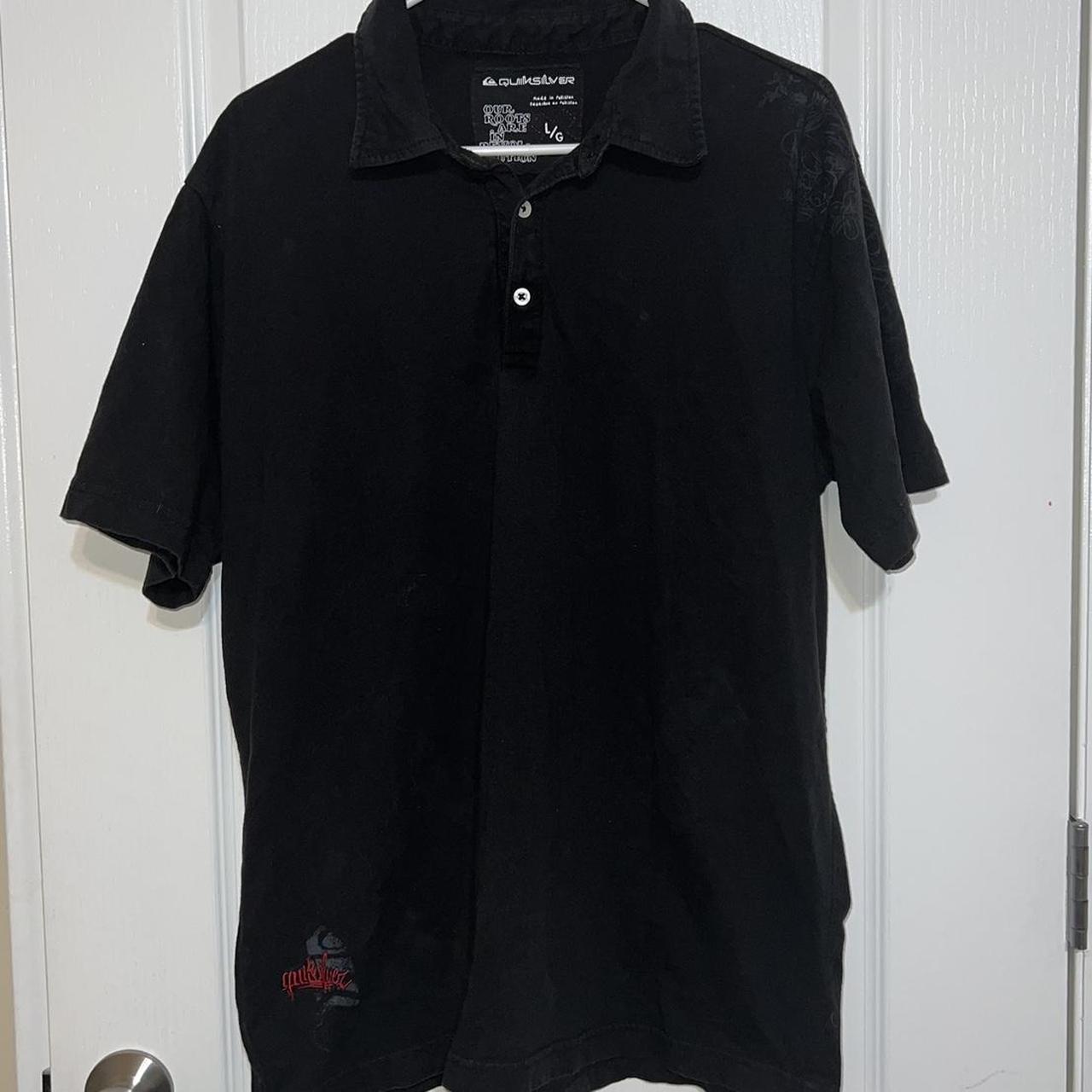 Black Quiksilver Collar Men’s Size: Large... - Depop