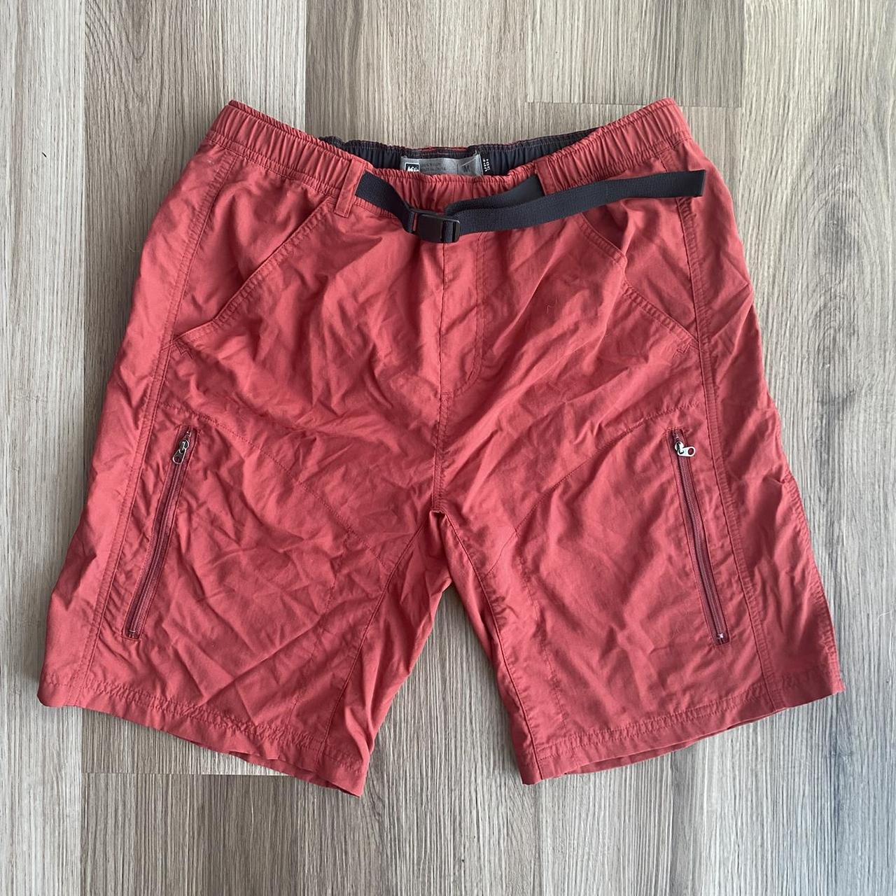 REI Co-op Men's Red and Black Shorts | Depop
