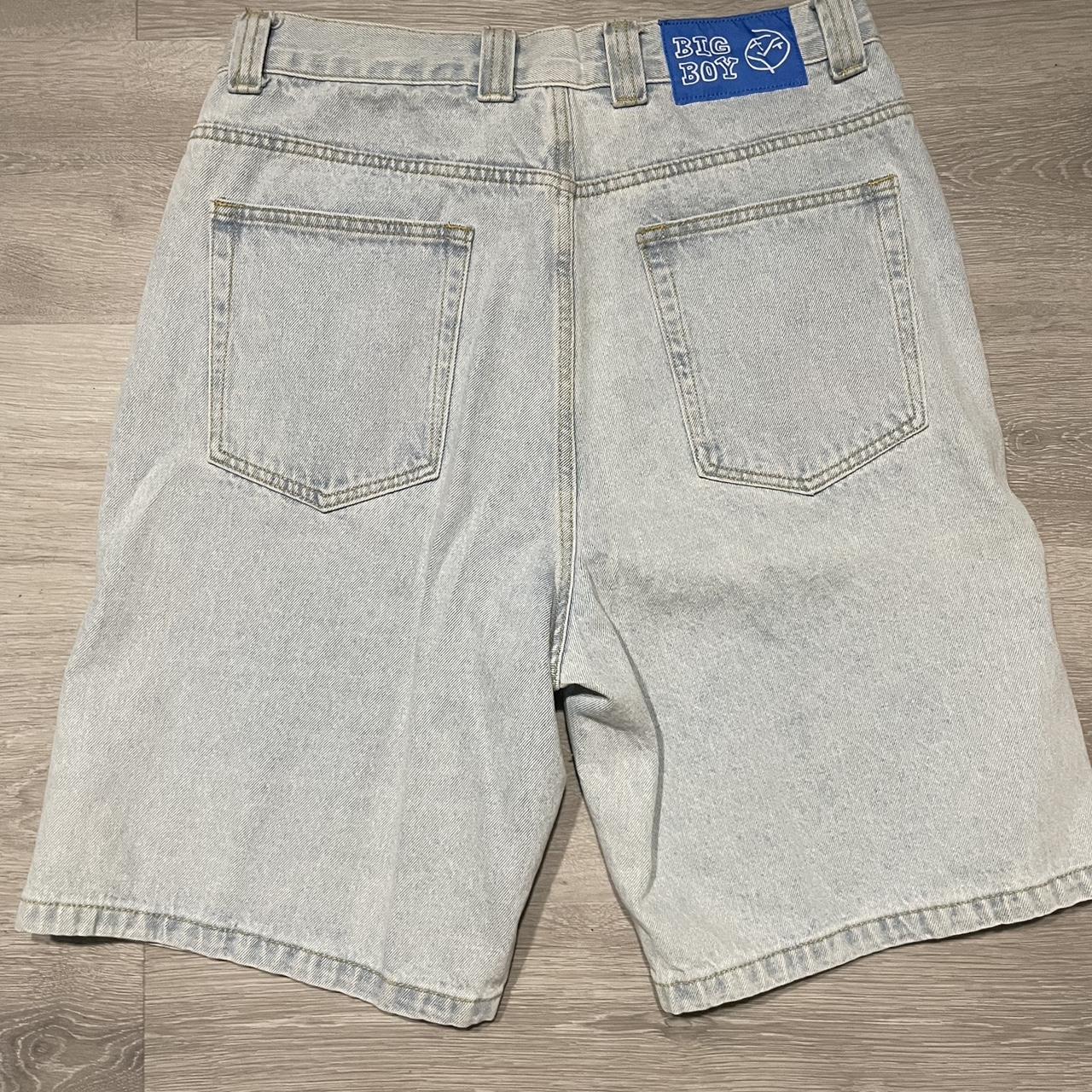 Polar Big boys jorts Nice light blue wash Good... - Depop