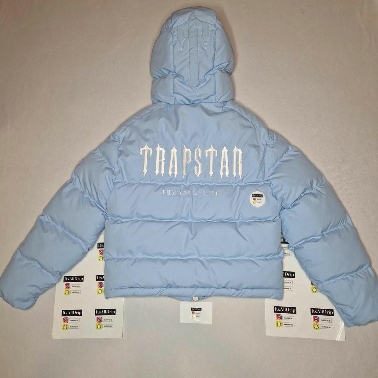 TRAPSTAR DECODED 2.0 ICE BLUE JACKET MENS SIZE... Depop