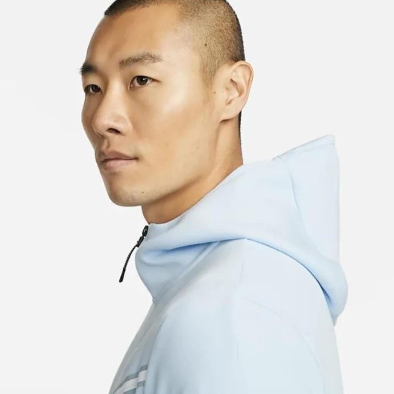 celestine blue nike hoodie