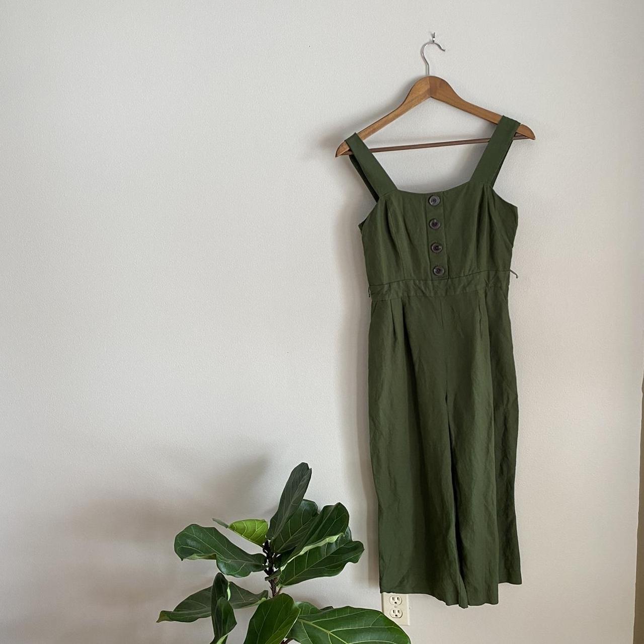 Green jumpsuit best sale ann taylor