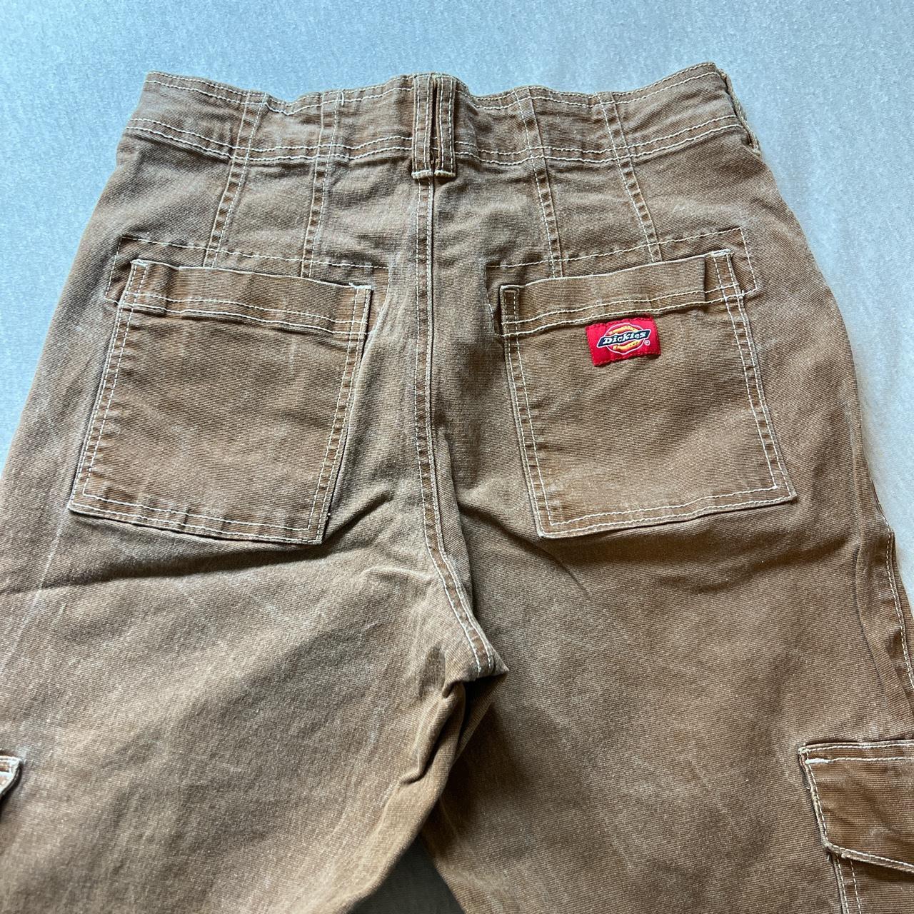 Brown dickies Work pants size 7 or 28” - Great wash... - Depop