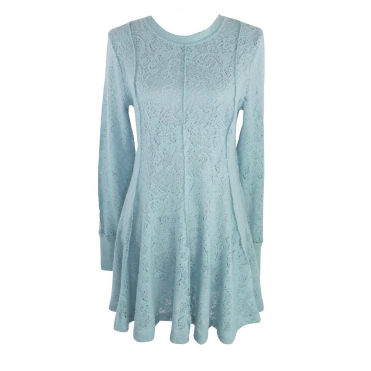 Free People Boho Coffee in the Morning Lace hotsell Tunic