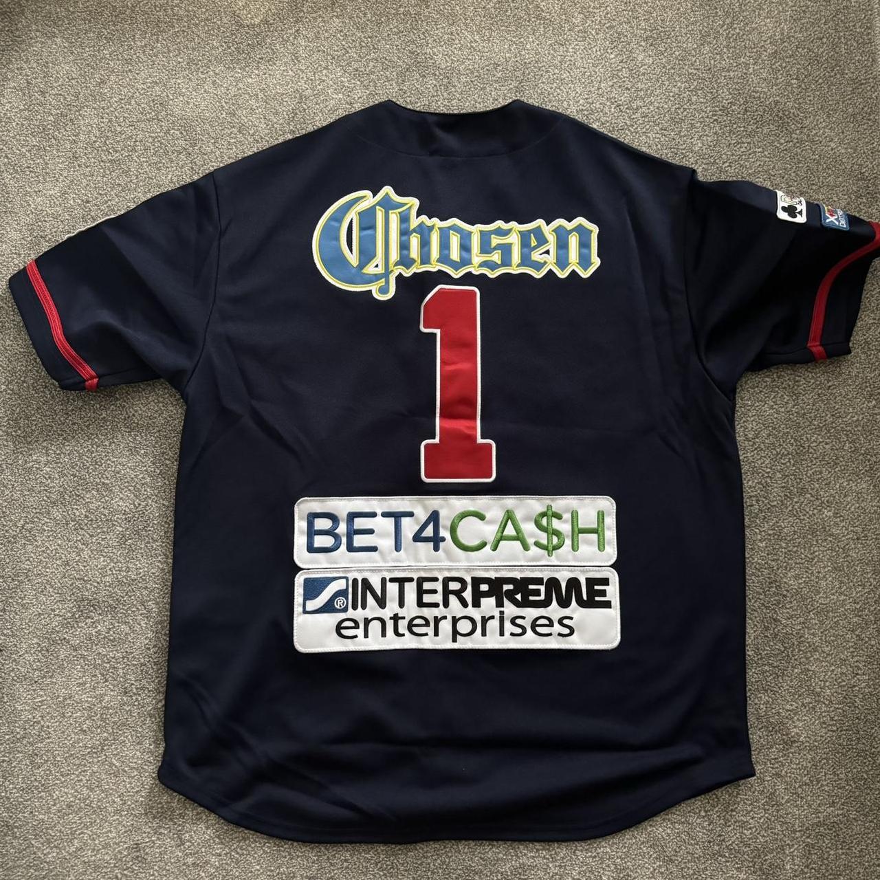 Supreme Chosen One Baseball Jersey Black – YankeeKicks Online