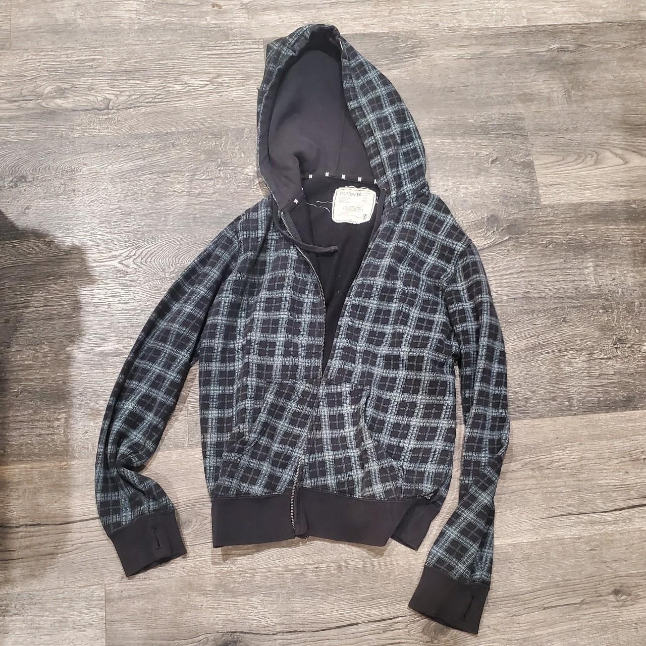 Vintage Hurley hoodie Jacket bin - Depop