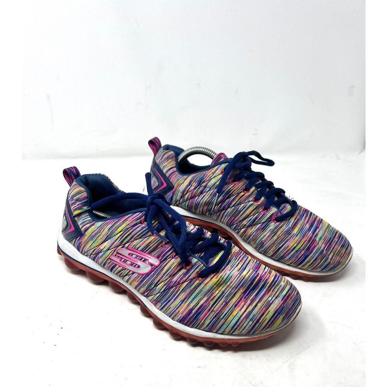 Skechers multi outlet coloured trainers