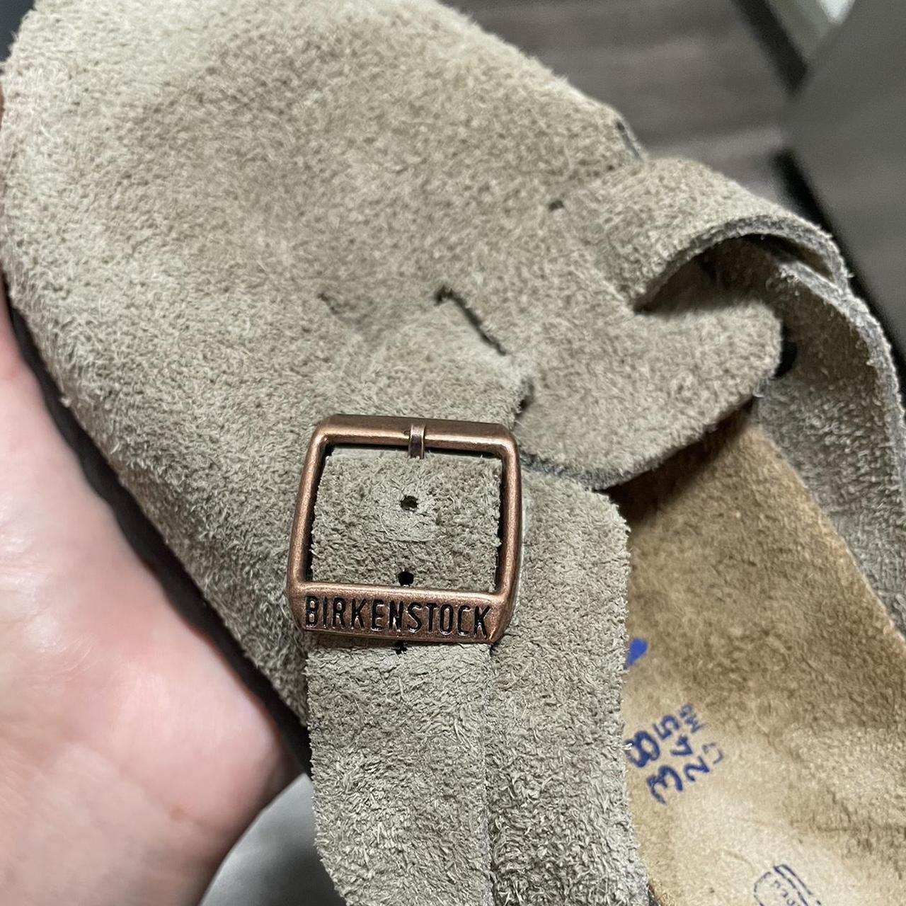 birkenstock boston clog taupe