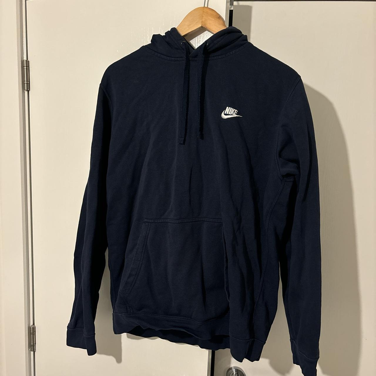 mens nike hoodie blue
