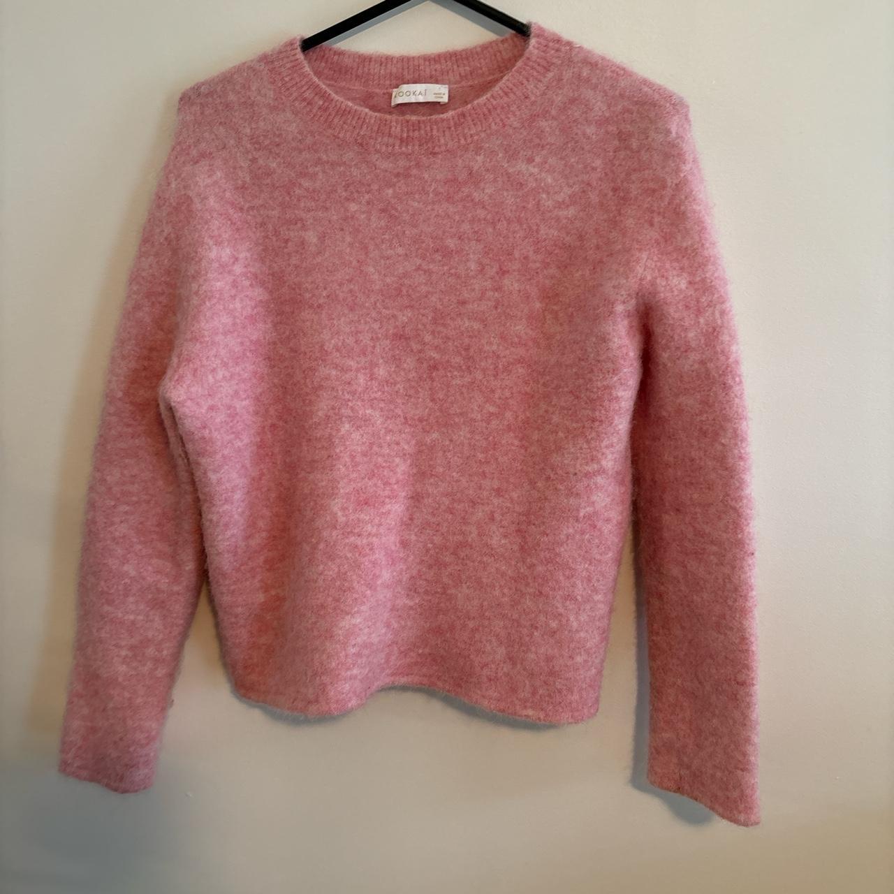 KOOKAI pink fairy floss alpaca knit jumper! The... - Depop