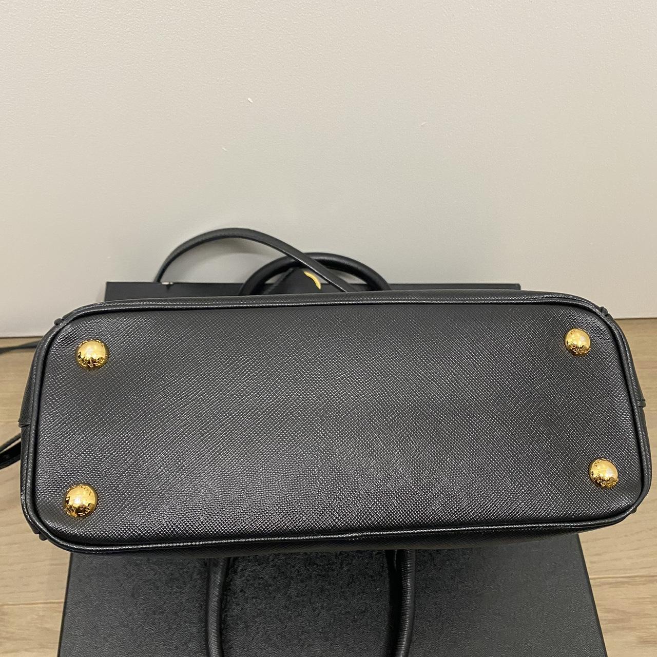 Authentic Prada Galleria Black Small Saffiano... - Depop