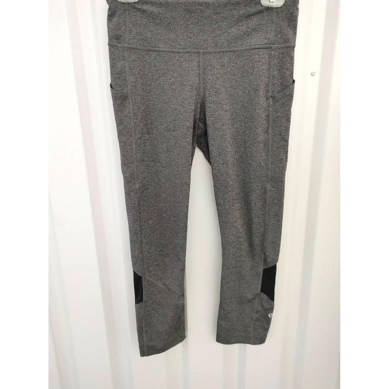 Lululemon Pace Rival Crop Leggings Heathered Gray - Depop