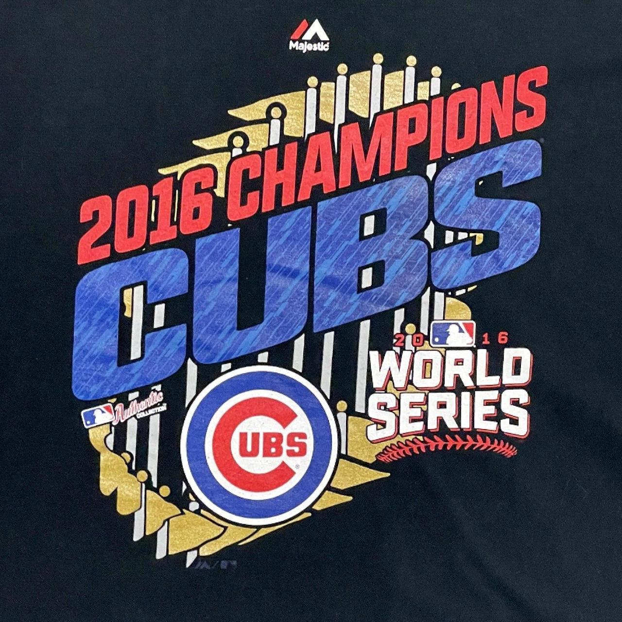 Chicago Cubs World Series Championship 2016 T Shirt Depop 