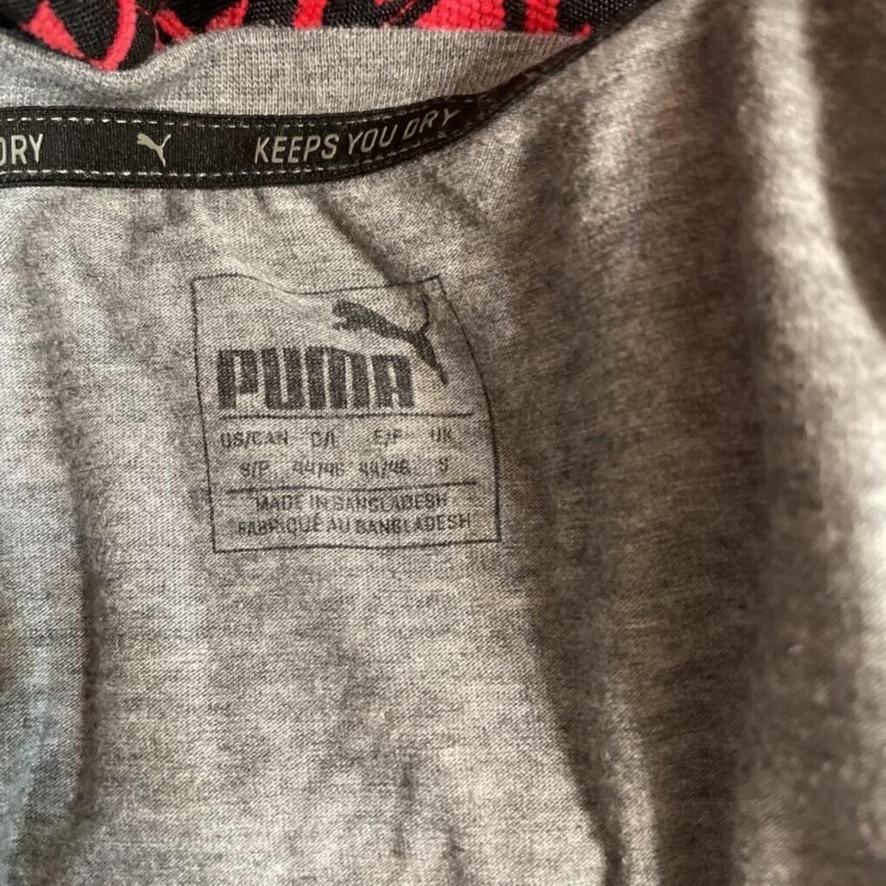 Puma Women's Grey T-shirt | Depop