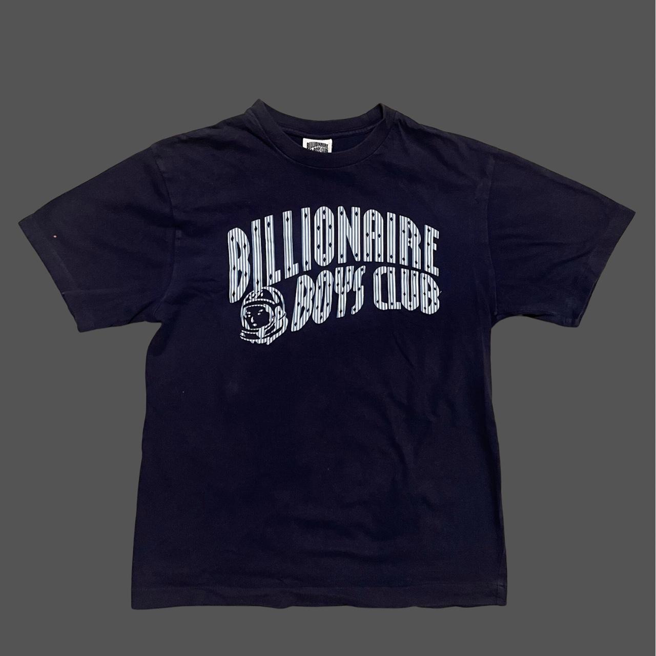 Billionaire Boys Club Men's Navy T-shirt | Depop