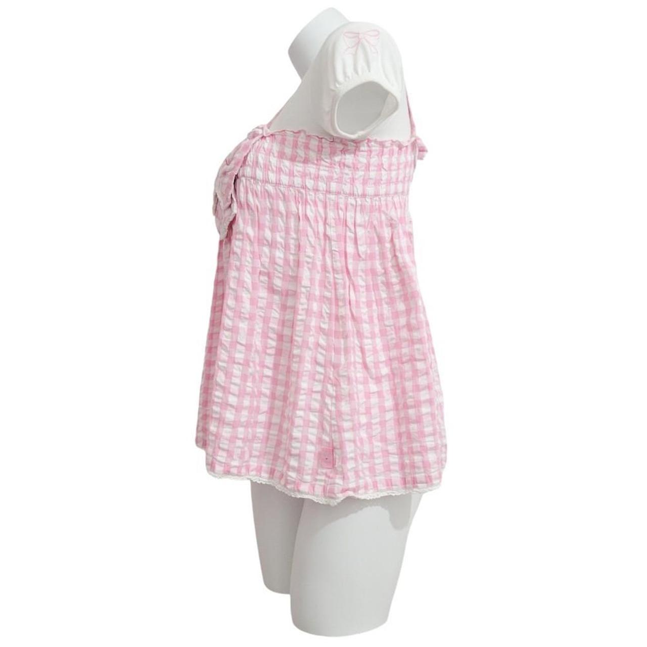 Gingham Babydoll set This super cute set features a... - Depop