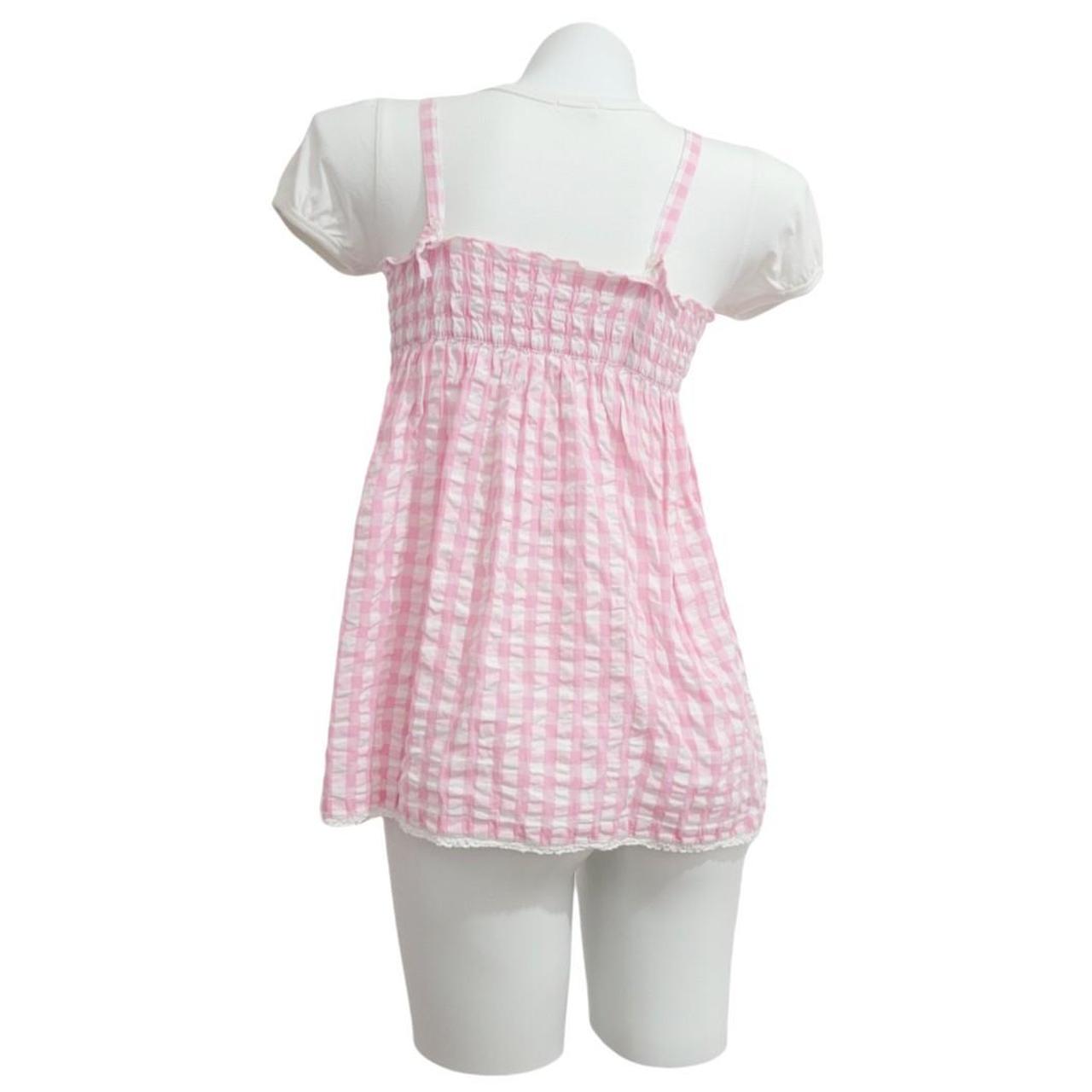 Gingham Babydoll set This super cute set features a... - Depop