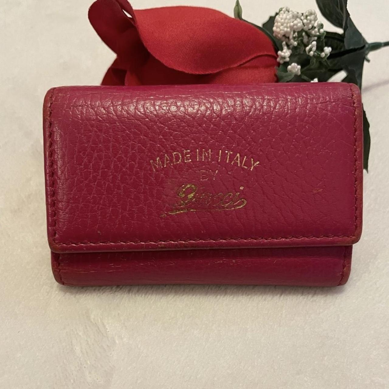 Vintage gucci sale key case