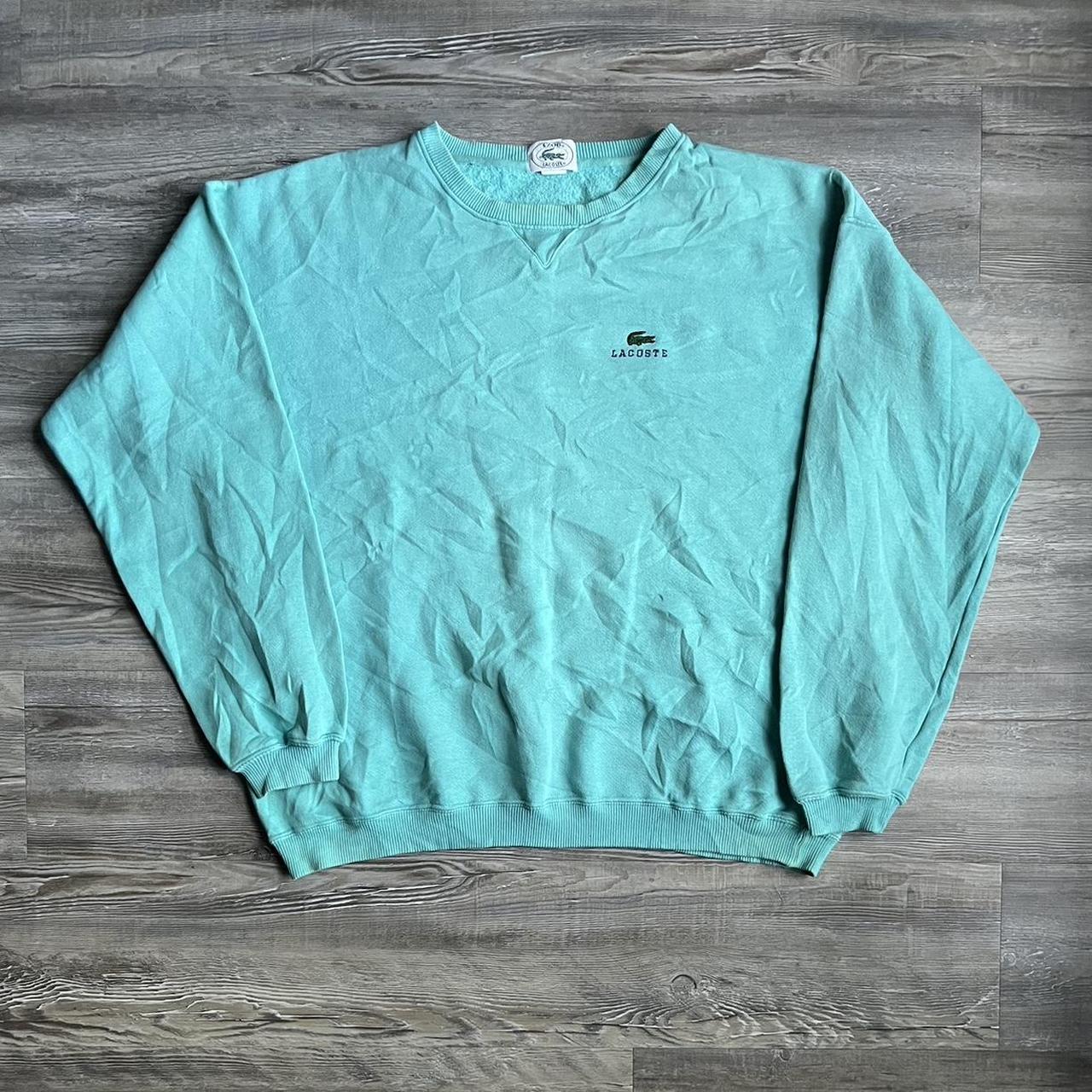 Mens lacoste blue good Sweatshirt Size Large