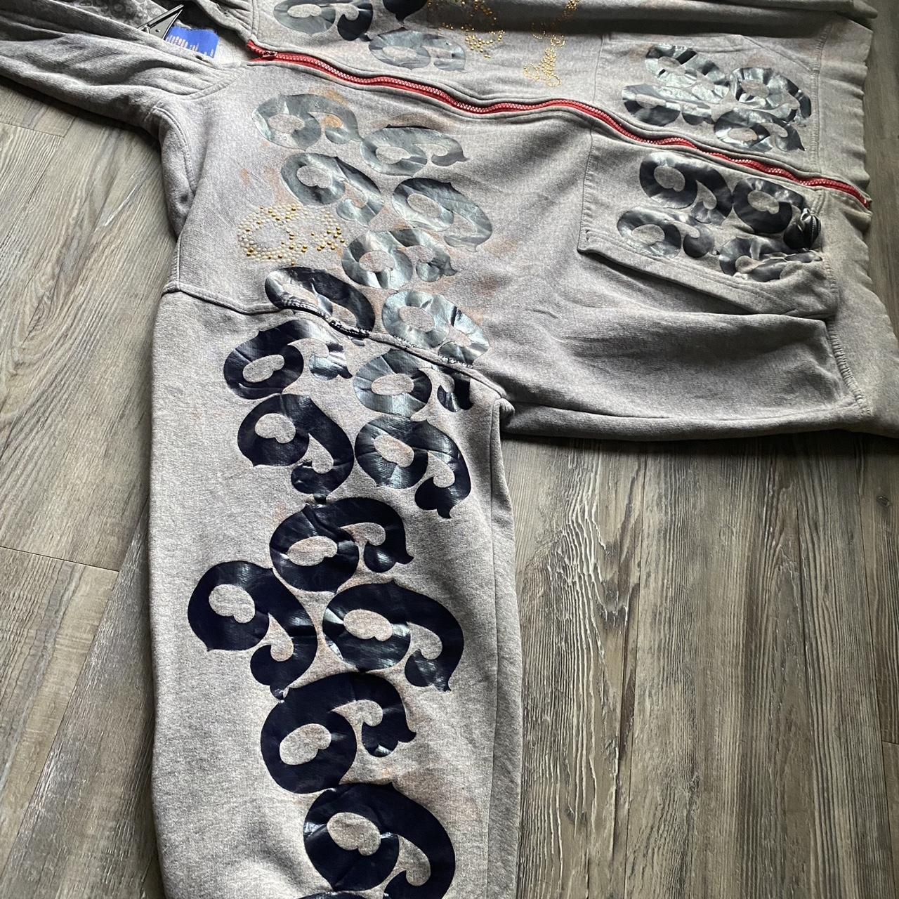 Affliction Men's Jacket Grey L – Vintage Y2K Gino Green Global