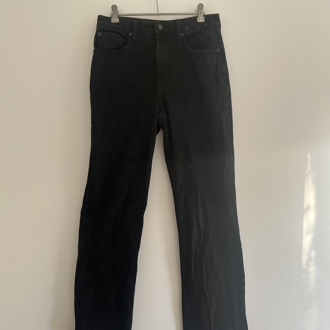 Glassons black jeans Size 8, baggy fit around legs,... - Depop