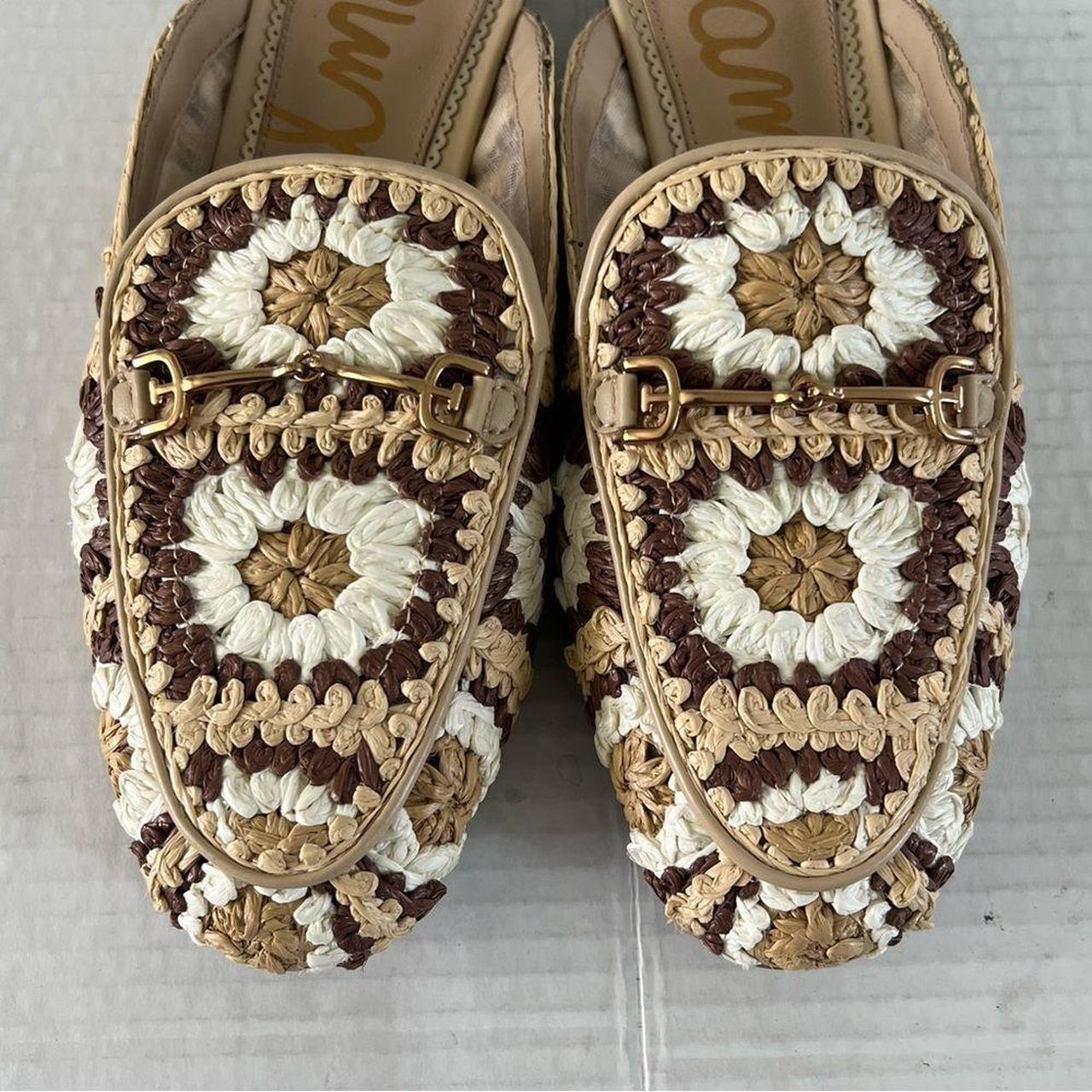 Sam Edelmam Women's Linnie Crochet Bit Mule, size... - Depop