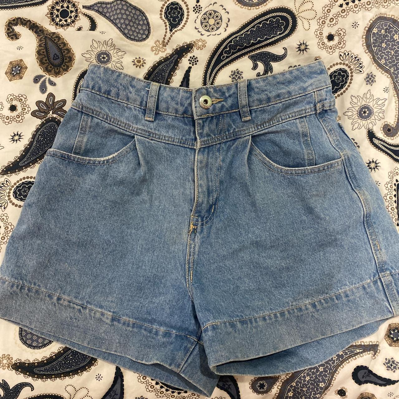 Cotton On Baggy Denim Shorts - well loved but in... - Depop