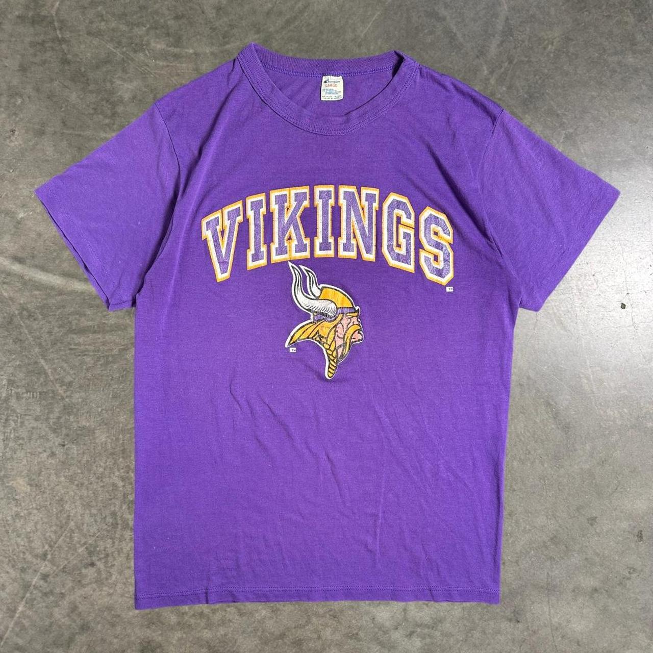 Vintage Minnesota Viking Football Champions 1998 T - Depop