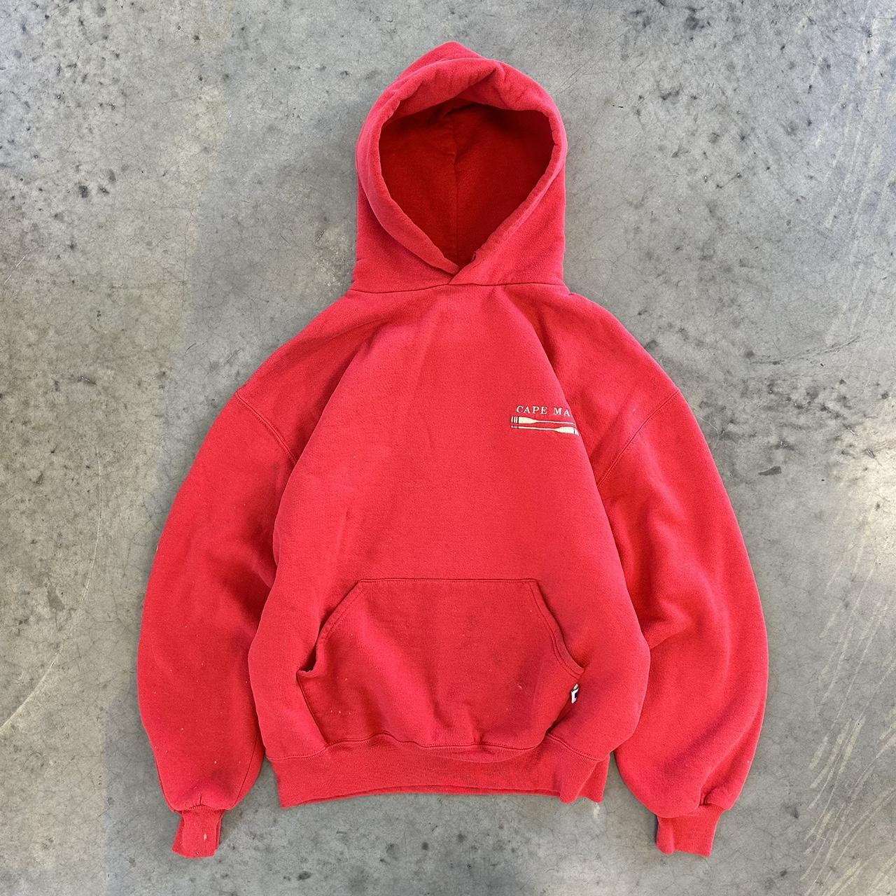 90s Russell atheltic cape may hoodie #depop... - Depop