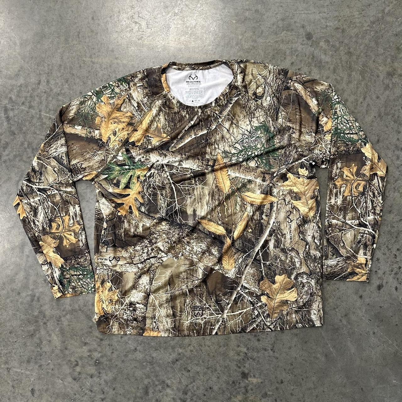 Realtree camo longsleeve jersey tee #depop #vintage... - Depop