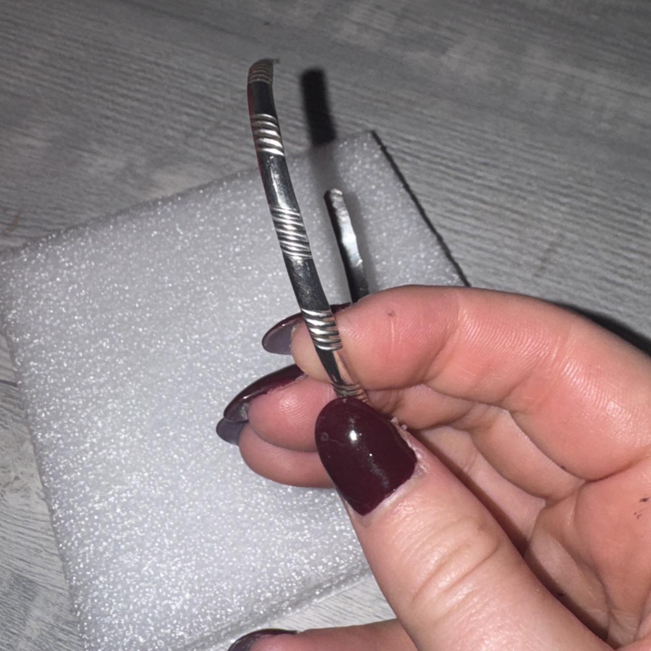 Women's Bracelet - Silver – Adjustable silver bra… - image 2