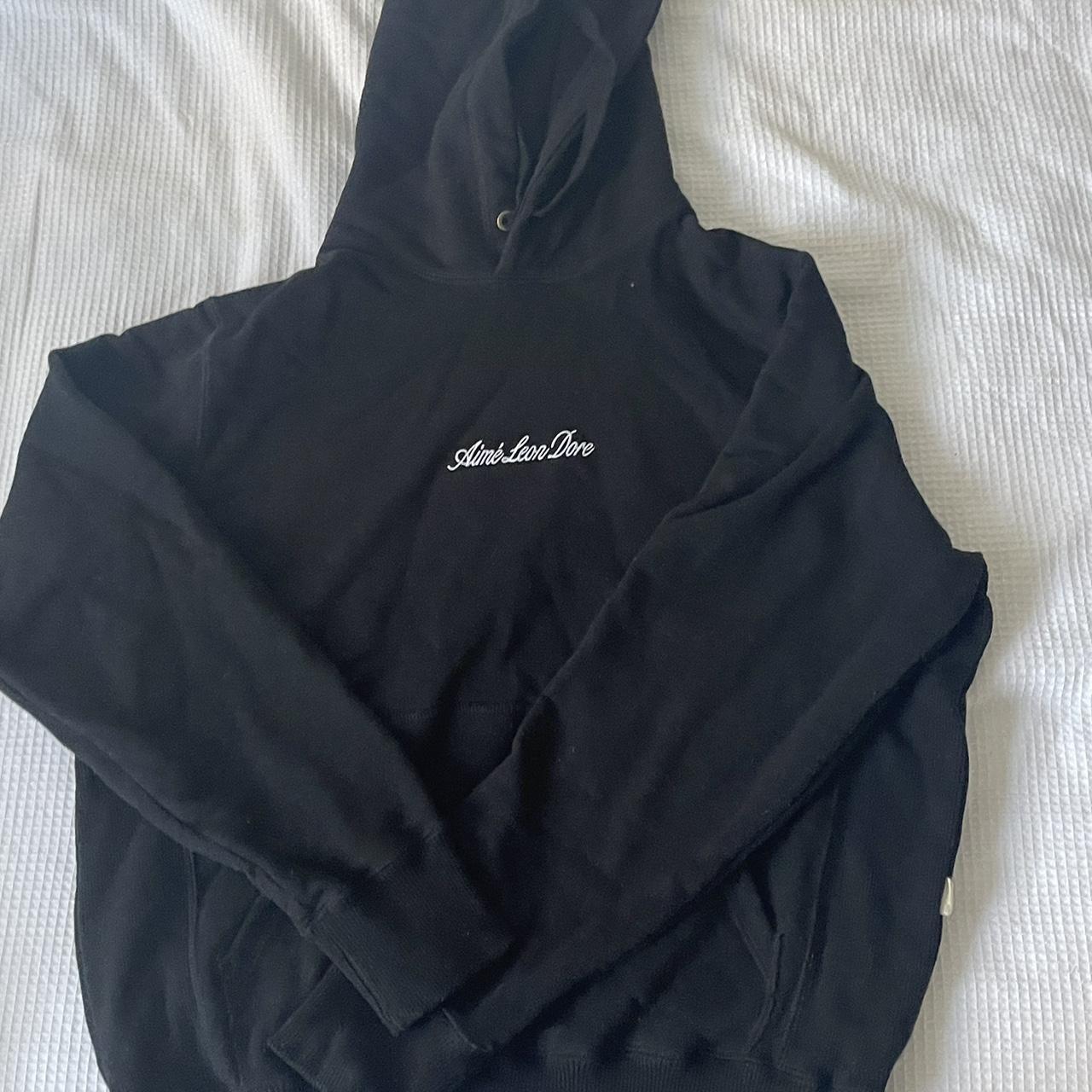 Black Aimé Leon Dore Hoodie Never been worn Aimé - Depop