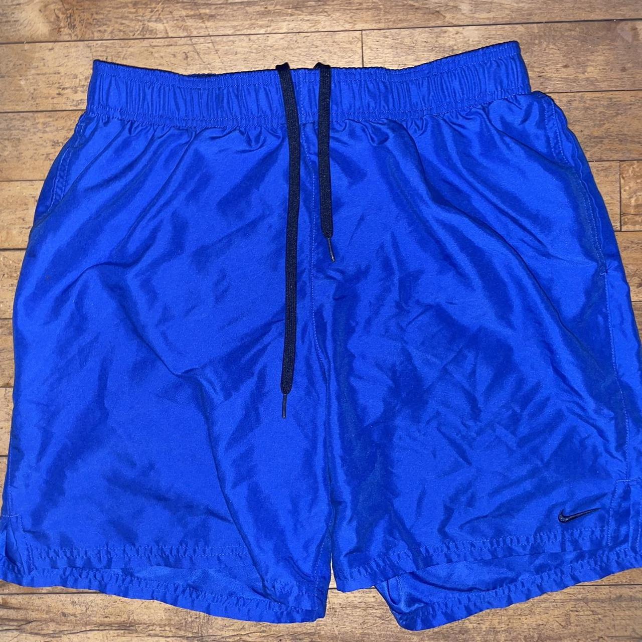 blue nike shorts